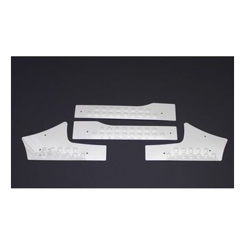 Peugeot Partner Tepee 2008-2018 4 Parça Krom Kapı Eşiği