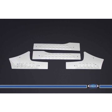 Peugeot Partner Tepee 2008-2018 4 Parça Krom Kapı Eşiği