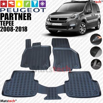 Peugeot Partner Tepee 2008 Havuzlu Paspas