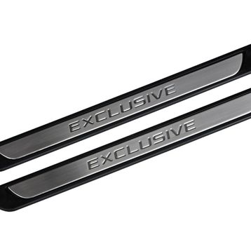 Peugeot Partner Tepee Exclusive Line 2008-2012 2 Parça Krom Kapı Eşik Koruması