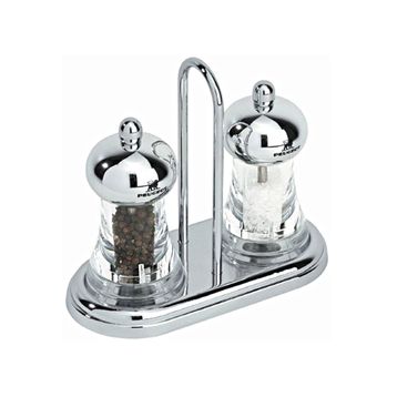Peugeot Standlı Brasserie 11 cm Karabiber ve Tuz Değirmen Seti