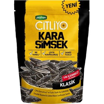 Peyman Çitliyo Kara Şimşek Klasik 120 gr Siyah Ay Çekirdeği