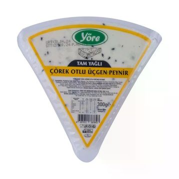 Peynirci Baba 300 gr Yöre Tam Yağlı Çörek Otlu Üçgen Peynir (3 adet)