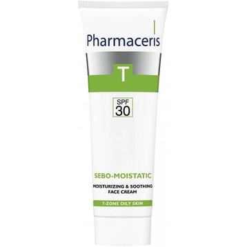 Pharmaceris Sebo Moistatic Spf30 Moisturizing Soothing Face Cream 50 ml Akne Eğilimindeki Ciltler İçin Güneş Kremi