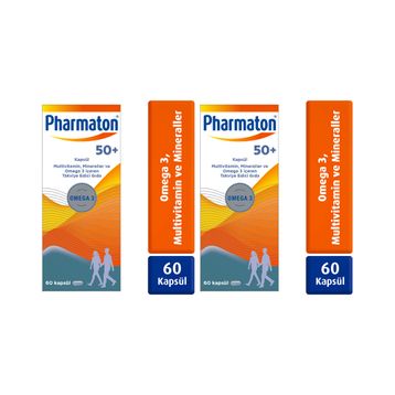 Pharmaton 50 Plus 2x60 Kapsül