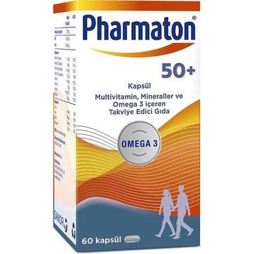 Pharmaton 50 Plus Multivitamin 60 Kapsül