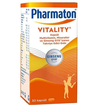 Pharmaton Vitality 30 Kapsül