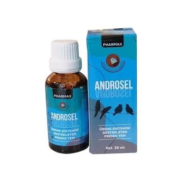 Pharmax Androsel 30 ml Kuş Üreme Sistemi Desteği