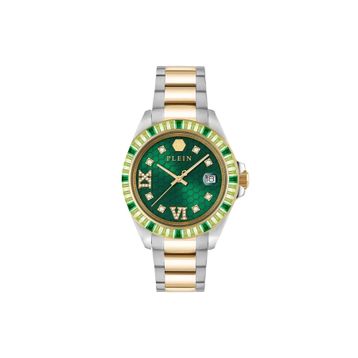 Philipp Plein PW2fa0225 Altın Rengi Metalik Gri Çelik Unisex Kol Saati