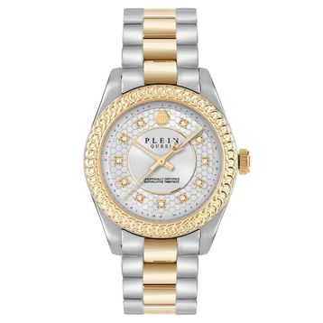 Philipp Plein PW7FA0326 Queen Supreme Altın Rengi Metalik Gri Çelik Kadın Kol Saati
