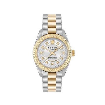 Philipp Plein PW7FA0326 Queen Supreme Altın Rengi Metalik Gri Çelik Kadın Kol Saati