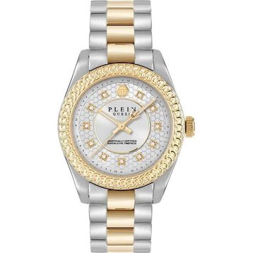 Philipp Plein PW7FA0326 Queen Supreme Altın Rengi Metalik Gri Çelik Kadın Kol Saati