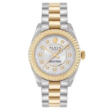 Philipp Plein PW7FA0326 Queen Supreme Altın Rengi Metalik Gri Çelik Kadın Kol Saati