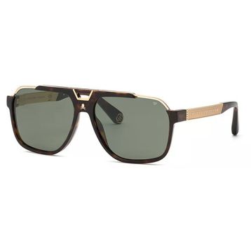 Philipp Plein SPP046V 0722 Kahverengi Erkek Güneş Gözlüğü