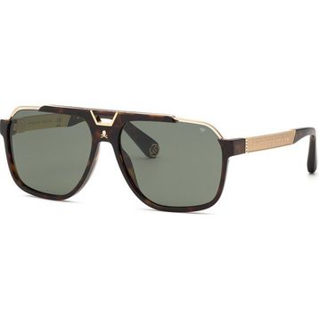 Philipp Plein SPP046V 0722 Kahverengi Erkek Güneş Gözlüğü
