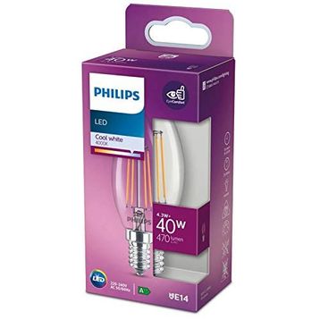 Philips 40W B35 E14 Mum Tipi Beyaz Işık LED Ampul