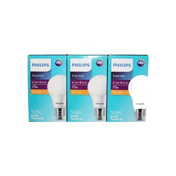 Philips 8718696770085 929001913168 Essential 9 60 W 2700K Sarı Işık E27 Led Ampul