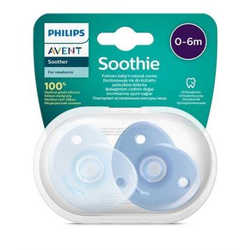 Philips Avent 0% BPA 0-6 ay Desenli 2'li Yalanci Emzik