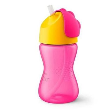Philips Avent 300 ml Kız Desenli Pipetli Bardak
