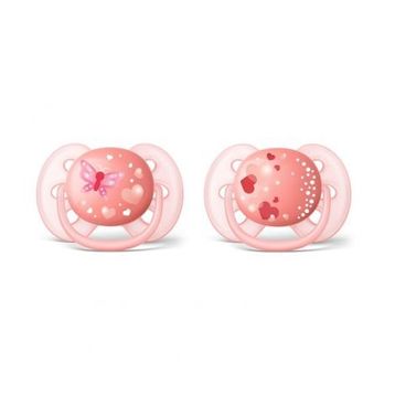 Philips Avent SCF223/22 6-18 Ay 2'liUltra Soft Modern Desenli Yalancı Kız Emzik
