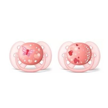 Philips Avent SCF223/22 6-18 Ay 2'liUltra Soft Modern Desenli Yalancı Kız Emzik