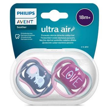Philips Avent SCF349/22 Ultra Air 18+ Ay 2'li Kız Emzik