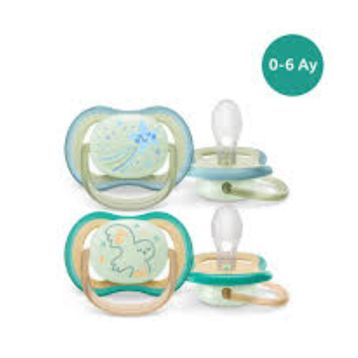 Philips Avent SCF376/18 Ultra Air Night 0-6 Ay 2'li Erkek Emzik