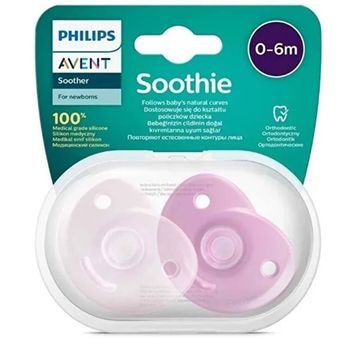 Philips Avent Soothie 0-6 Ay Kız 2'li Emzik