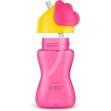 Philips Avent Unisex Pembe 300 ml Pipetli Damlatmaz Bardak