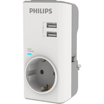 Philips CHP4010W Tekli Akım Korumalı Beyaz Priz