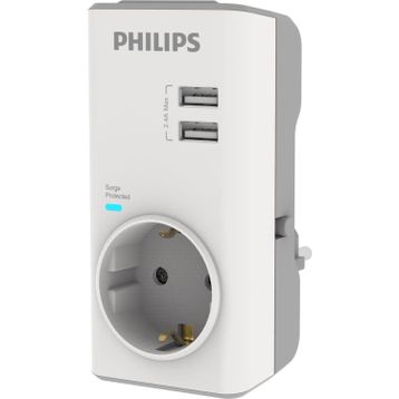 Philips CHP4010W Tekli Akım Korumalı Beyaz Priz