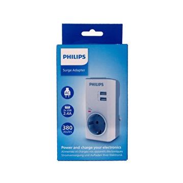 Philips CHP4010W Tekli Akım Korumalı Beyaz Priz