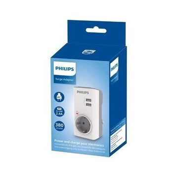 Philips CHP4010W Tekli Akım Korumalı Beyaz Priz