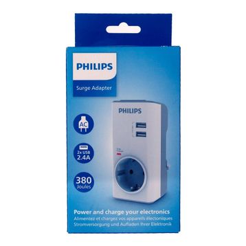 Philips CHP4010W Tekli Akım Korumalı Beyaz Priz