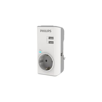Philips CHP4010W Tekli Akım Korumalı Beyaz Priz
