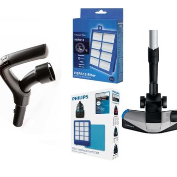 Philips CP0290/01 Uyumlu Ergo Uzaktan Kumanda Sapı+Hepa Filtre Seti