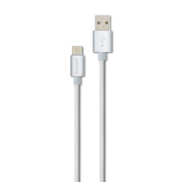 Philips DLC2528M Gri 1.2 m Elastik Type-C Kablo