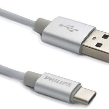 Philips DLC2528M Gri 1.2 m Elastik Type-C Kablo
