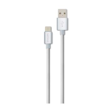 Philips DLC2528M Gri 1.2 m Elastik Type-C Kablo