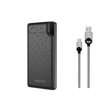 Philips DLC2628T Gri 1.2 m Örme Type-C Kablo