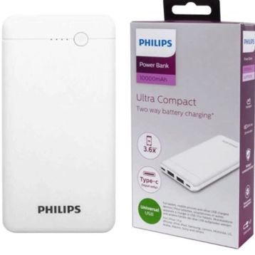 Philips DLP1710CW Beyaz 10000 mAh Powerbank