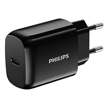 Philips DLP4331C Siyah Type-C 25W 5V/3A Duvar Şarj Adaptörü