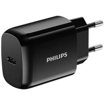 Philips DLP4331C Siyah Type-C 25W 5V/3A Duvar Şarj Adaptörü