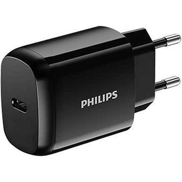Philips DLP4331C Siyah Type-C 25W 5V/3A Duvar Şarj Adaptörü
