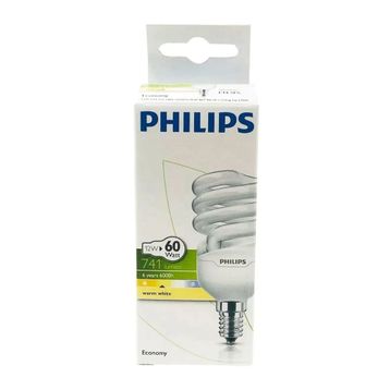 Philips E14 12 W Twister Beyaz Ampul
