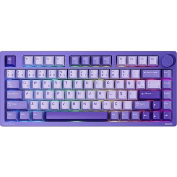 Philips Evnia SPK8618 Mekanik RGB Kablosuz Mor Gaming Klavye