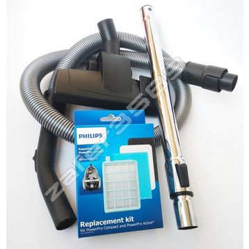 Philips FC 8470 PowerPro Compact Süpürge Hortumu Teleskopik Boru Emici Yer Başlığı Hepa Filtresi