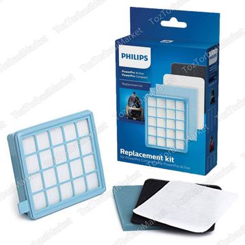 Philips FC 8636 PowerPro Active 4'lü Hepa Filtre Seti