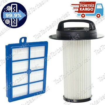 Philips FC9214 Marathon Silindir Filtre ve Hepa Filtre Seti