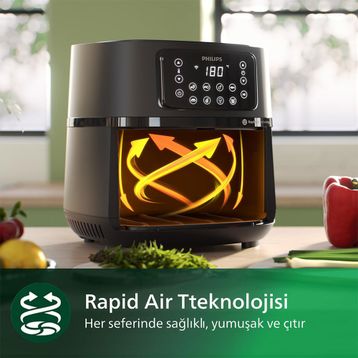 Philips HD9285/96 7.2 lt XXL Airfryer Outlet-Teşhir